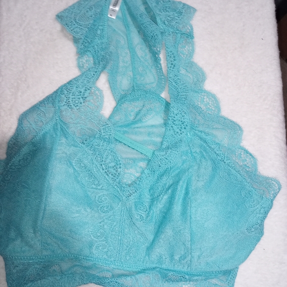 NWOT Blue Lacy Bralette size XL Zenana Outfitters - Picture 5 of 6